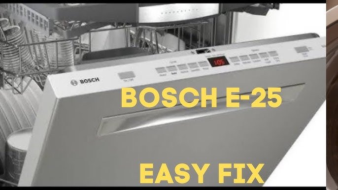 Bosch Dishwasher Troubleshooting Codes