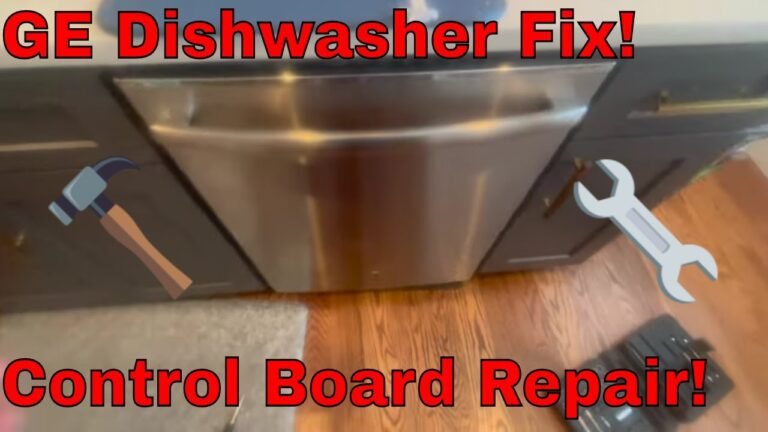 Ge Profile Dishwasher Troubleshooting Control Panel