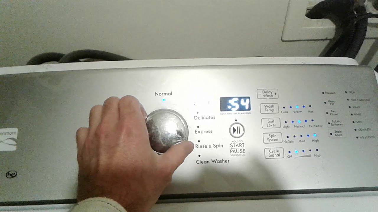 Kenmore 600 Series Washing Machine Troubleshooting