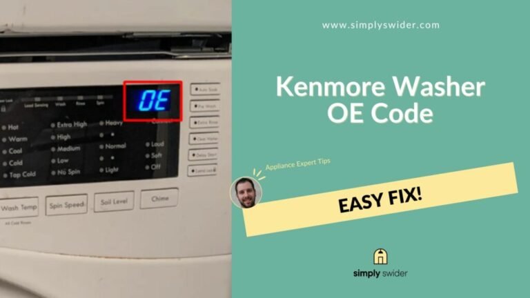 Kenmore 80 Series Washer Troubleshooting