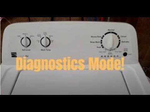 Kenmore Series 100 Washer Troubleshooting