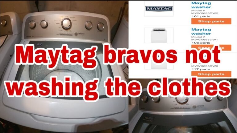 Maytag Bravos Mct Washer Troubleshooting