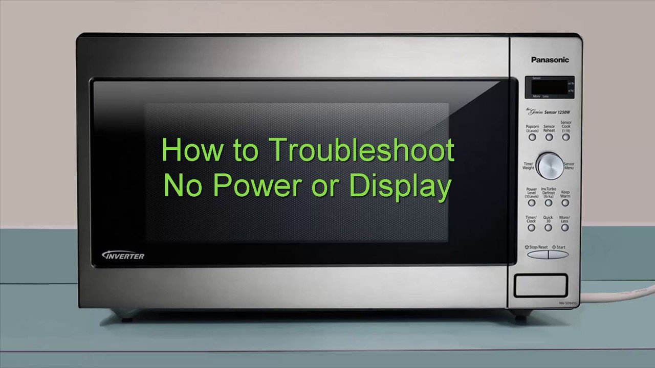 Panasonic Genius Microwave Troubleshooting