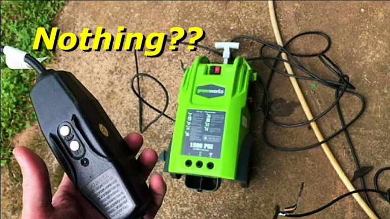 Troubleshooting Greenworks Pressure Washer