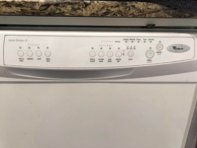 Whirlpool Quiet Partner 2 Dishwasher Troubleshooting