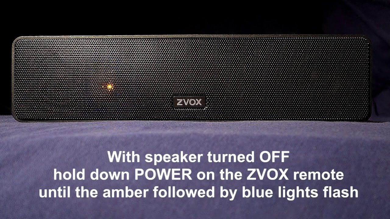 Zvox Soundbar Troubleshooting