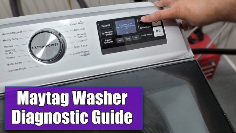 Maytag Washer Troubleshooting